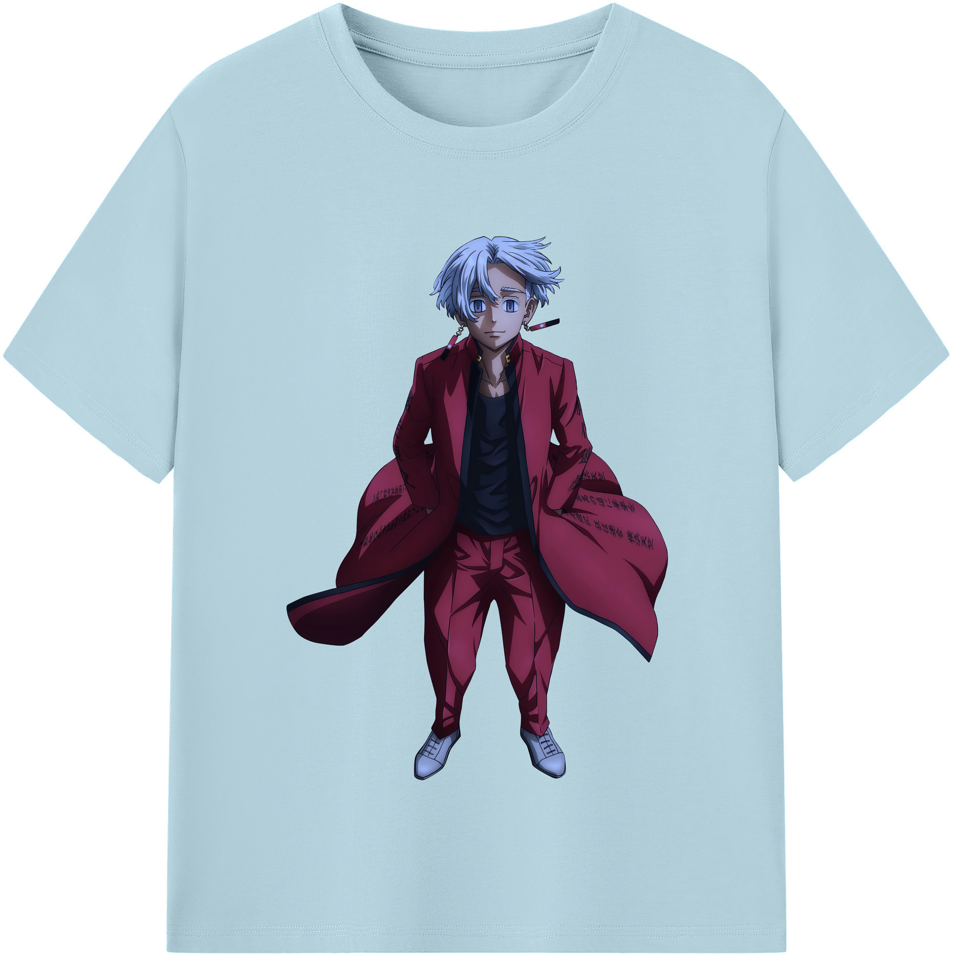 （画像用） 東京リベンジャーズ Tokyo Revengers 綿100％半袖Tシャツ（フロントプリント）